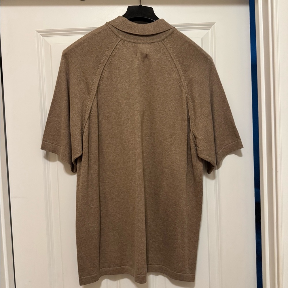 Ashworth Men's Brown Polo Shirt - Picture 2 of 3